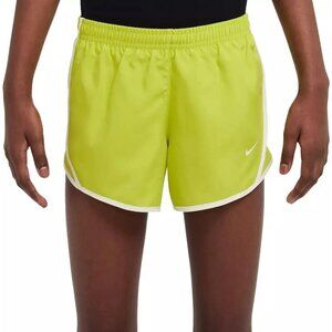 Nike Kids Girl's Dry Tempo Running Short (Bright‎ Cactus/Coconut Milk XS